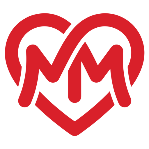 MuteMate logo — red